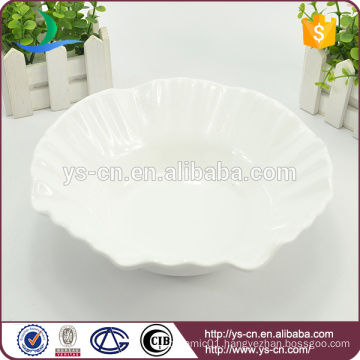 Wholesale white restaurant porcelain soup bowls